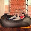 Jaxx 7 Foot Giant Bean Bag Sofa, Dark Denim