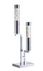 Chic Chrome Metal Glass Led Table Lamp