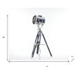 17" X 17" X 35" Stainless Steel  Table Lamp
