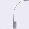 75 X 79 White Aluminum Floor Lamp