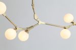 90.5 X 18 X 17 Black White Iron Glass Pendant Lamp