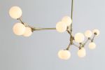 90.5 X 18 X 17 Black White Iron Glass Pendant Lamp