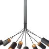Explosion Ceiling Lamp Black