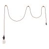 Brass Lantern Plastic Dimmable Ceiling Light