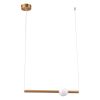 Vertical Cylinder Lamp Gold