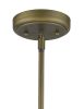 Bronze Sputnik Twelve Light Frosted Metal Dimmable Chandelier With Off White Shades