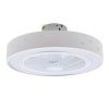 Modern White Ceiling Fan and Light