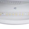Modern White Ceiling Fan and Light