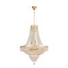 Classy Glam Gold Faux Crystal Chandelier