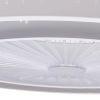 White Luxurious Ceiling Fan and Light