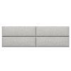 Jaxx Panelist Modern Padded Headboard â€“ Set of 4 Wall Mounted Panels (Each 11.25" x 38") - King, Microvelvet