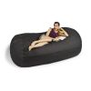 Jaxx 7 Foot Giant Bean Bag Sofa, Dark Denim