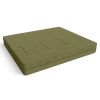 Jaxx Zipline Convertible Sleeper Sofa & Three Ottomans/California King-Size Bed, Moss