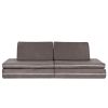 Jaxx Zipline Playscape Imaginative Furniture Playset Sofa for Creative Kids, Original Set, Charcoal