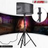 5 Core Speaker Stand Tripod Floor Heavy Duty Adjustable Up to 72 Inch DJ Studio Monitor Stands Pole Mount  - SS HD 1PK BLK BAG