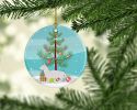 NEW Bambino Cat Christmas Ceramic Ornament Christmas Tree Hanging Decorations for Home Christmas Holiday, Party, Gift, 3 in, Multicolor