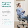 Office Computer Gaming Desk Chair,Mid-Back Mesh Rolling Work Swivel Task Chairs with Wheel,Comfortable Lumbar Support,Desk Chair
