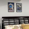 11x17 Picture Frame, Display Poster 8x12 with Mat or 11 x 17 Without Mat, Wall Gallery Photo Frames, Black, 2 Pack