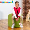 Jaxx Spring Modular Pouf Classroom Bean Bag Seat, Premium Vinyl