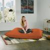Jaxx Pillow Saxx 5.5-Foot - Huge Bean Bag Floor Pillow and Lounger