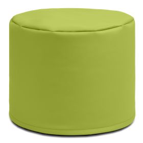 Jaxx Spring Modular Pouf Classroom Bean Bag Seat, Premium Vinyl (Color: Green)