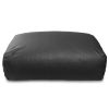 Atrium Collection Lino Ottoman - Oversized Large Couch Ottoman & Foam-Filled Lounger - Faux Leather