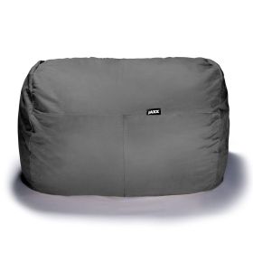 Jaxx 5.5 ft Bean Bag Loveseat (Color: Charcoal)