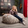 Jaxx Bean Bags Sofa Saxx Bean Bag Lounger, 4-Feet - Premium Luxe Fur