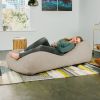 Jaxx Arlo Chaise Lounger Foam Bean Bag Chair - Premium Chenille