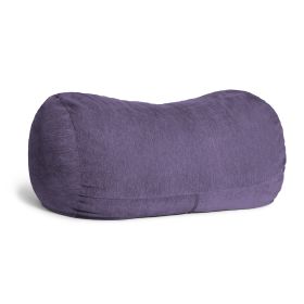 Jaxx 7 ft Giant Bean Bag Sofa with Premium Chenille Cover (Color: Premium Chenille Plum)
