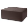 Jaxx Fairlie Couch Ottoman - Oversized Square Foam Coffee Table Ottoman, 36", Premium Faux Leather