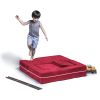 Jaxx Zipline Modular Kids Loveseat & Ottomans/Fold Out Lounger