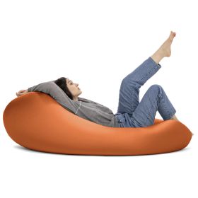 Nimbus Spandex Bean Bag Chair, Large (Color: Orange)