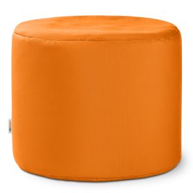 Jaxx Spring Indoor / Outdoor Bean Bag Pouf Ottoman (Color: Tangerine)