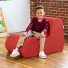 Jaxx Midtown Medium Classroom Soft Foam Chair - Premium Vinyl Cover