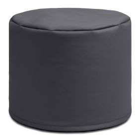 Jaxx Spring Modular Pouf Classroom Bean Bag Seat, Premium Vinyl (Color: Black)