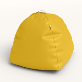 Jaxx Gumdrop Jr. Kids Bean Bag for Early Childhood & Educational Environments, Premium Vinyl (Color: Yellow)
