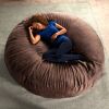 Jaxx 6 Foot Cocoon - Premium Giant Bean Bag for Adults - Padded Microvelvet