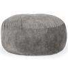 Jaxx Saxx 6 Foot Giant Bean Bag Chair - Padded Microvelvet