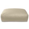 Atrium Collection Lino Ottoman - Oversized Large Couch Ottoman & Foam-Filled Lounger - Faux Leather