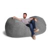 Jaxx 7 ft Giant Bean Bag Sofa with Premium Chenille Cover