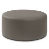 Jaxx Candler Round Couch Ottoman Oversized Giant Coffee Table & Foot Rest, 36, Premium Faux Leather