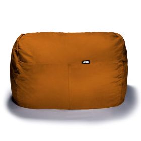 Jaxx 5.5 ft Bean Bag Loveseat (Color: Mandarin)