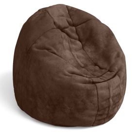 Jaxx Cocoon 4 Foot Bean Bag Chair and Crash Pad (Color: chocolate)