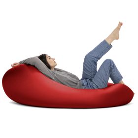 Nimbus Spandex Bean Bag Chair, Large (Color: Cardinal)