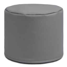 Jaxx Spring Modular Pouf Classroom Bean Bag Seat, Premium Vinyl (Color: Charcoal)