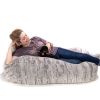 Jaxx Bean Bags Sofa Saxx Bean Bag Lounger, 4-Feet - Premium Luxe Fur