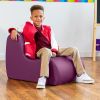 Jaxx Midtown Small Classroom Soft Foam Chair - Premium Vinyl Cover