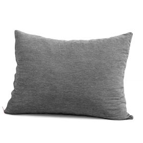 Jaxx Pillow Saxx 3.5 Foot Giant Decor Floor Pillow, Premium Chenille Cover (Color: Grey)