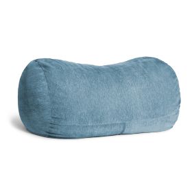 Jaxx 7 ft Giant Bean Bag Sofa with Premium Chenille Cover (Color: Premium Chenille Turquoise)